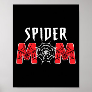 Póster La Araña De La Familia Mamá Papá Araña Coincide Co
