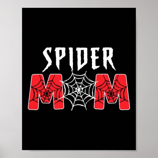 Póster La Araña De La Familia Mamá Papá Araña Coincide Co (Frente)