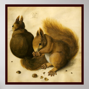 PÓSTER LA ARDILLA CON NUECES