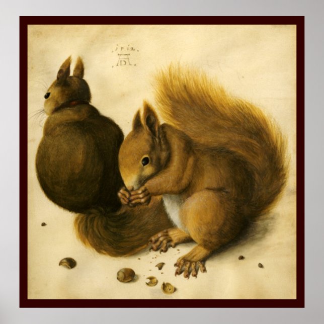 PÓSTER LA ARDILLA CON NUECES (Frente)