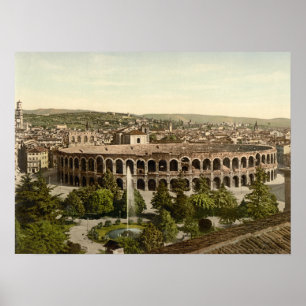 Póster La arena, Verona, Italia