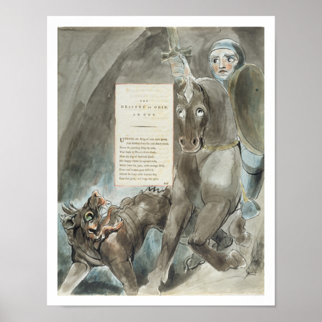 Póster La ascendencia de Odin, una oda, de 'Los poemas de (Frente)