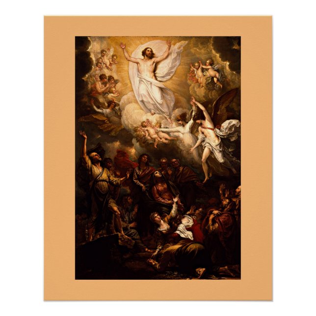 Póster La Ascensión de Benjamin West (Anverso)