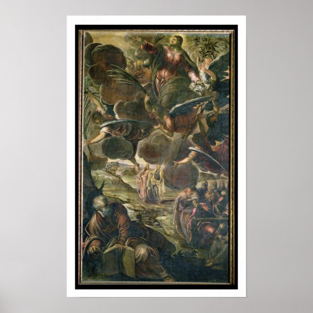 Póster La Ascensión de Cristo (fresco) (Frente)