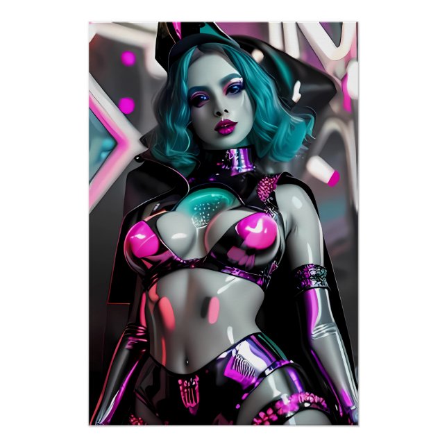 Póster La astro-bruja del Ceti-Alpha 4 (Anverso)