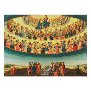 Póster La asunción de la Virgen María