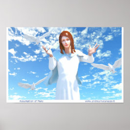 Póster La asunción de María al Cielo