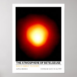 Póster La atmósfera de la educación espacial de Betelgeus