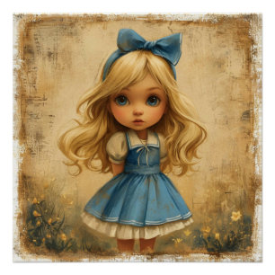 Póster La aventura de torbellino de Alicia: Caprichos de 