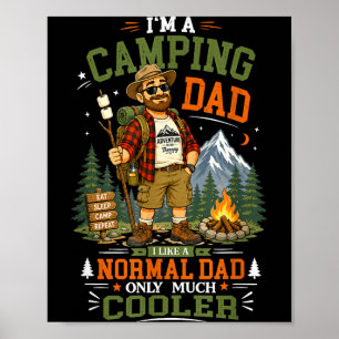 Póster La aventura del papá campista es terapia para el p