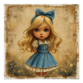 Póster La aventura en torbellino de Alicia: Caprichos de 