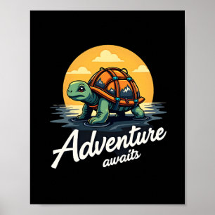 Póster La aventura espera es Aventuras de senderismo es A