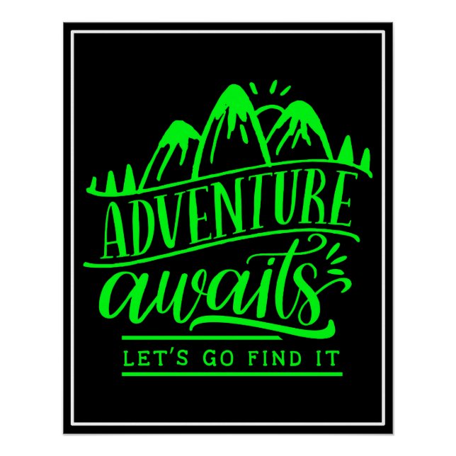 Póster La aventura espera vamos a buscarla (Anverso)