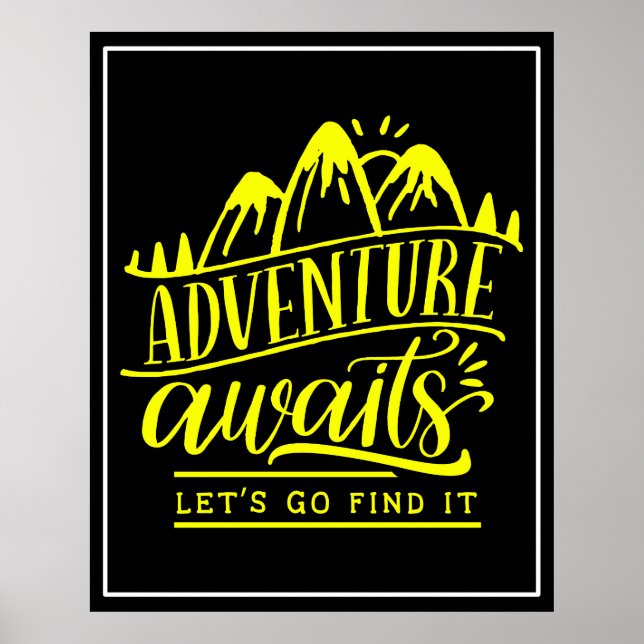 Póster La aventura espera vamos a buscarla (Frente)