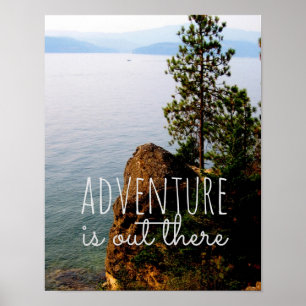 Póster la aventura poster de citas naturales está ahí