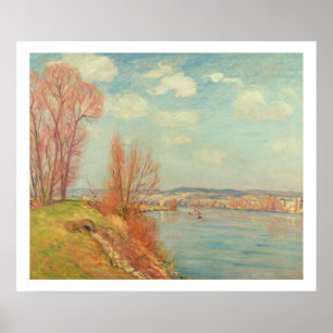 Póster La bahía y el río, 1901 (aceite en lona)