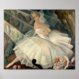 Póster La bailarina Ulla Poulsen - Gerda Wegener