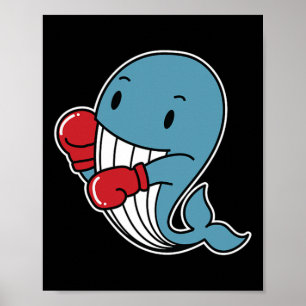 Póster La ballena azul hace el boxeo