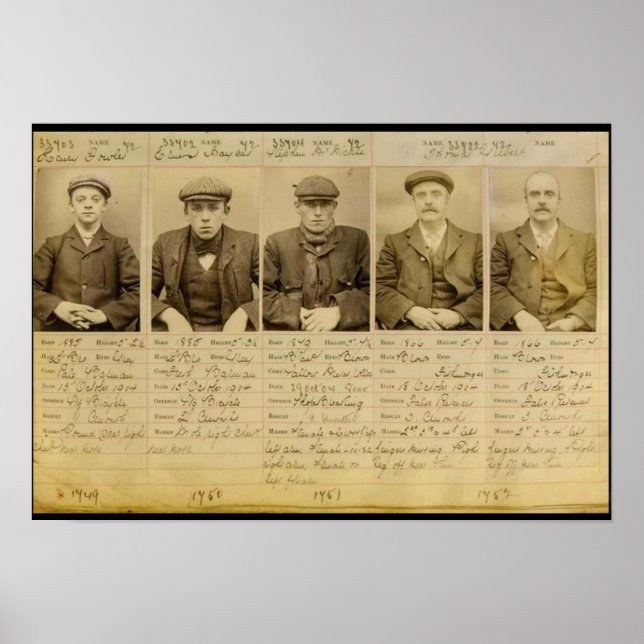 Póster La banda llamó a los Peaky Blinders que operaban e (Frente)