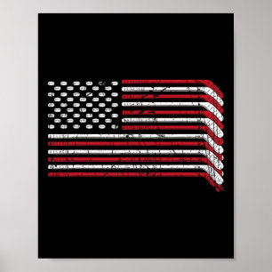 Póster La Bandera De Eeuu Ataca El Orgullo Estadounidense
