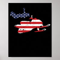 La bandera de Estados Unidos nevará la nieve en Es