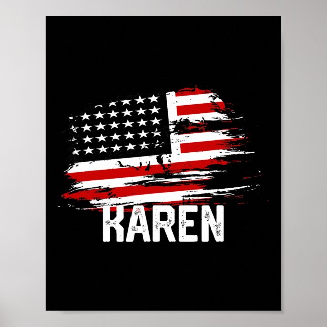 Póster La bandera de las mujeres de Akok, Karen, Estados  (Frente)