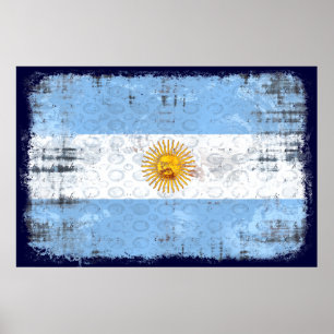 Póster La bandera del Grunge de la Argentina para el La