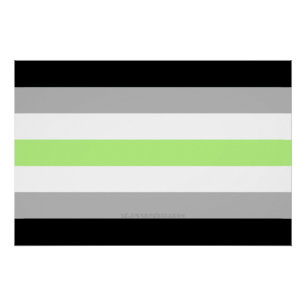 Póster La bandera del orgullo de género de SlipperyJoe ob