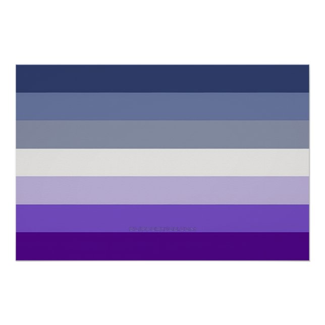Póster La Bandera del Orgullo Lesbiano de SlipperyJoe reg (Anverso)