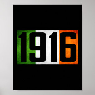 Póster La bandera irlandesa de la rebelión de 1916