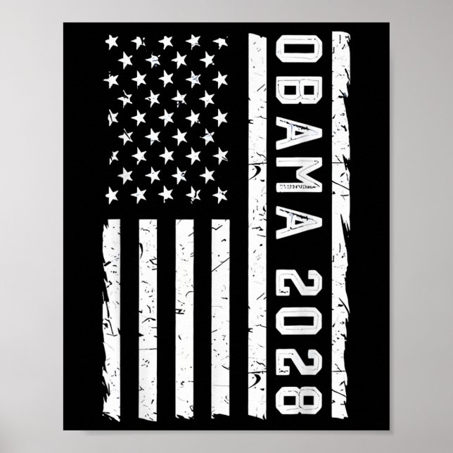 Póster La bandera ventilado de Estados Unidos con problem (Frente)