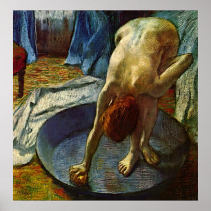 Póster La bañera de Edgar Degas