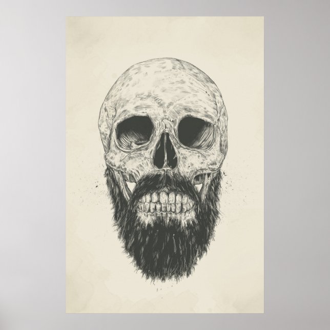 Póster La barba no está muerta (Frente)