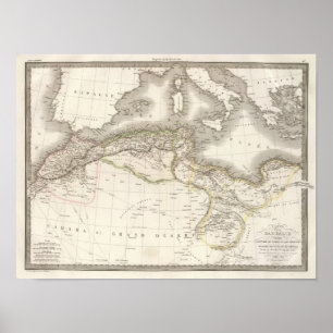 Póster La Barbarie - África del Norte