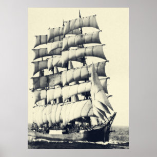 Póster La barca Pamir