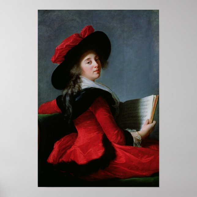 Póster La Baronne de Crussol, 1785 (Frente)