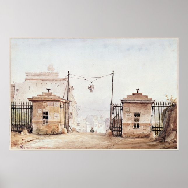 Póster La Barriera de Menilmontant (Frente)