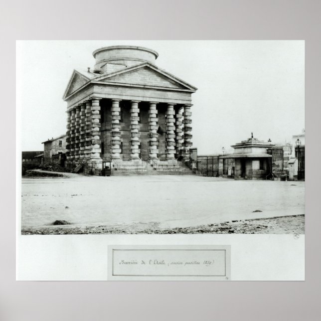 Póster La Barriere de l'Etoile, París, 1858-78 (Frente)