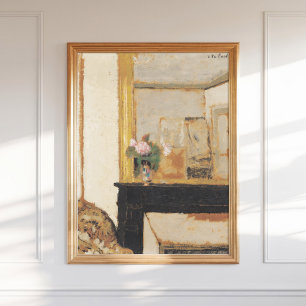 Póster La base de flores de Edouard Vuillard en una obra 