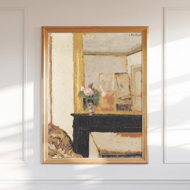 Póster La base de flores de Edouard Vuillard en una obra  (Subido por el creador)