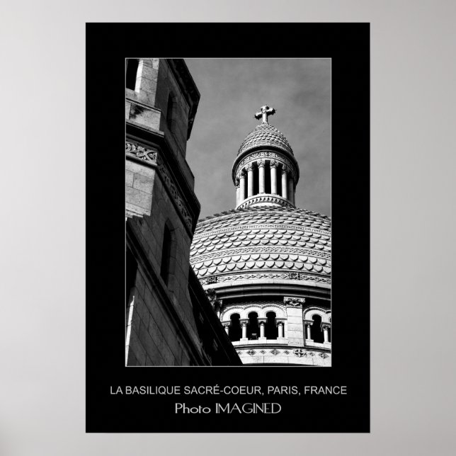PÓSTER LA BASILIQUE SACRÉ-COEUR, PARIS, FRANCE (Frente)