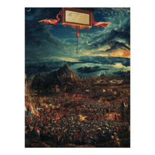 Póster La batalla de Alejandro en Issus