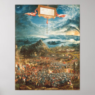 Póster La batalla de Alejandro en Issus