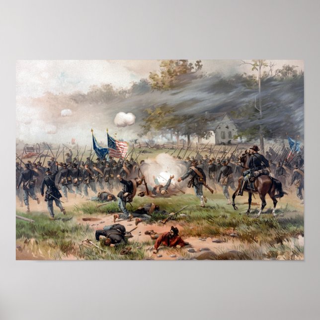 Póster La batalla de Antietam (Frente)