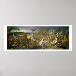 Póster La batalla de Arbela (o Gaugamela) 331 a.C., c.167