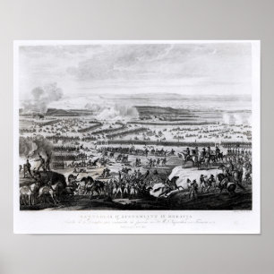 Póster La batalla de Austerlitz en Moravia