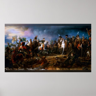 Póster La batalla de Austerlitz por François Gérard