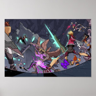 Póster La batalla de Dickson Xenoblade Chronicles