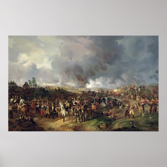 Póster La batalla de las naciones de Leipzig, 1813 (Frente)