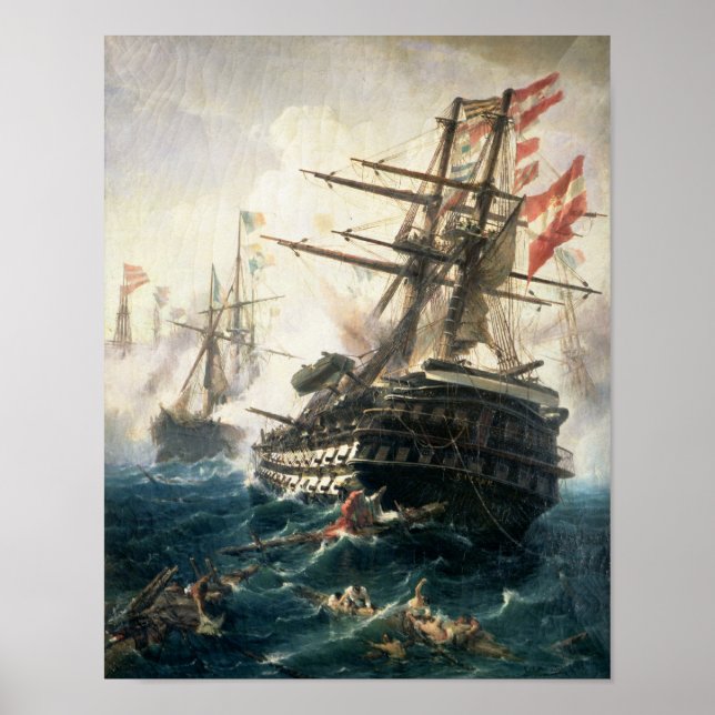 Póster La batalla de Lissa (Frente)